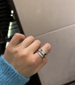 卡家同款 love戒指 男士戒指 玫瑰金戒指 18k金 情侶對(duì)戒 黑釘戒指（寬約6.5mm） 9號(hào)（寬約5.5mm） 曬單實(shí)拍圖