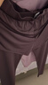 駱駝（CAMEL）彈力健身服女瑜伽運動(dòng)訓練兩件套裝 Y8S1QL8628-1 杜若紫 XL 曬單實(shí)拍圖