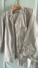 無(wú)印良品（MUJI）女式 無(wú)側縫法蘭絨 睡衣 家居服套裝 軟棉棉內衣 淺粉紅色5A L 曬單實(shí)拍圖