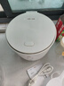 olayks立時(shí) 電飯煲家用2-3人陶瓷釉球釜內膽米飯鍋多功能不沾煮粥湯電飯鍋小型2升帶蒸籠OLK-20C 曬單實(shí)拍圖