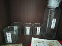 錘紋玻璃杯涼水壺家用套裝初雪水杯冷水壺帶貼紙ins風(fēng)玻璃杯 錘紋套裝一壺四杯【1000ml+200ml*4】 曬單實(shí)拍圖