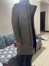 BESNOS意大利品牌冬季男士羽絨服男中長(cháng)款加厚保暖冬裝中年爸爸大碼外套 灰-可拆卸帽 M 曬單實(shí)拍圖
