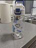 FGA富光水杯手提便攜學(xué)生直飲杯tritan彈蓋春夏男女杯子小蒂藍470ml 曬單實拍圖