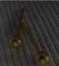 老廟黃金耳釘古韻金耳飾古法工藝小金豆送女友生日禮物 曬單實(shí)拍圖
