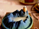 侍香人天然鵝梨帳中香倒流香粒香爐擺件鱷梨帳中沉香薰檀香熏香焚香禪香 曬單實(shí)拍圖