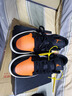 Jordan男子休閑鞋 喬丹AJ1小扣碎 JORDAN 1 運(yùn)動(dòng)鞋553558-081黑白橙40 曬單實(shí)拍圖