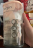 HEGEN海格恩新生兒奶嘴0-6個(gè)月以上超軟硅膠仿母乳偏心奶嘴防脹氣 3階段圓孔 6-9月 2只裝 曬單實(shí)拍圖