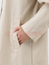 無印良品（MUJI）女式不易沾水防紫外線立領(lǐng)大衣防曬衣服女款25年早秋風(fēng)衣外套女裝 象牙色 S (155/80A) 曬單實拍圖