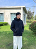 雅鹿【90%鵝絨】羽絨服男士冬季新款中長(cháng)款商務(wù)加厚連帽脫卸內膽外套 曬單實(shí)拍圖