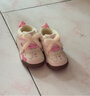泰蘭尼斯面包鞋女寶寶學(xué)步鞋冬季新款加絨童鞋防滑女童機能鞋白/粉23碼 曬單實(shí)拍圖