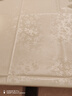無(wú)印良品桌布防水防油布藝簡(jiǎn)約純色餐廳會(huì )議茶幾臺布 月季香檳色140*180cm 曬單實(shí)拍圖