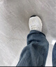 卡帕（Kappa）復古運動(dòng)老爹鞋女冬季新款厚底增高休閑情侶小白鞋子 月灰色 37 曬單實(shí)拍圖