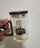 茗光茶杯茶水分離泡茶杯玻璃水杯男士茶杯辦公玻璃高硼硅綠茶杯 曬單實(shí)拍圖