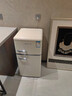 德姆勒（DEMULLER）復(fù)古冰箱小型大容量家用租房電冰箱 化妝品靜音強(qiáng)勁網(wǎng)紅冰箱冷藏冷凍節(jié)能 芝士白118升 118L芝士白 曬單實(shí)拍圖