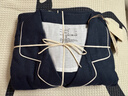 無(wú)印良品（MUJI）無(wú)側縫 法蘭絨睡衣 男士家居服 軟棉棉內衣 藏青色5A XL 曬單實(shí)拍圖