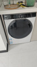 海爾（Haier）滾筒洗衣機10公斤家用 白色云溪精華洗2.0 一級變頻579輕享版智能投放 政府補貼EG100BD69LW 曬單實(shí)拍圖