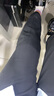 【上班族】新款黑色西裝褲女裝夏季九分高腰直筒煙管褲商務(wù)休閑 黑色長(zhǎng)褲夏季【后腰松緊】 L【105-120斤】 曬單實(shí)拍圖