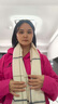 啄木鳥（TUCANO）100%純羊毛圍巾女冬季格子百搭披肩韓版女式圍巾厚保暖圍脖送女友 曬單實拍圖