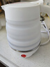 蘇泊爾（SUPOR）電熱水壺 SW-06J001 食品級硅膠 折疊雙電壓燒水壺 旅行便攜電水壺 0.6L 貼心保溫款 曬單實(shí)拍圖