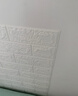 墨斗魚(yú)墻紙自粘3d立體墻貼紙防水墻壁貼紙遮丑神器泡沫轉墻面裝飾3片 曬單實(shí)拍圖