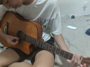 維卡斯（WEIKASI）民謠吉他初學(xué)者木吉他單板新手入門練習(xí)琴guitar吉它學(xué)生男女樂器 38英寸咖啡色+禮包【初學(xué)推薦】 曬單實拍圖