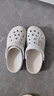 卡駱馳（CROCS）洞洞鞋貝雅卡駱班輕便耐磨一腳蹬休閑鞋|205089 冬日白/彩色-1LI 40 (250mm) 曬單實拍圖