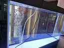 閩江（minjiang）大型魚(yú)缸客廳家用水族箱底過(guò)濾輕奢辦公室超白玻璃免換水落地魚(yú)缸 鈦空灰 長(cháng)120.7寬38.7高148【豪華大禮包】 曬單實(shí)拍圖