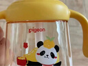 貝親（Pigeon）熊貓小月齡防嗆防漏喝水喝奶ppsu兒童學(xué)飲杯 300ml 7月+ 曬單實(shí)拍圖