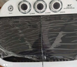 揚(yáng)子半自動(dòng)洗衣機(jī)雙杠雙桶大容量家用老式甩干迷你宿舍小型 6公斤（洗滌4脫水2）短袖外套藍(lán)光洗/風(fēng)干 曬單實(shí)拍圖