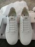 百麗時(shí)尚百搭小白鞋男2025新款秋商場(chǎng)同款牛皮革休閑板鞋D2M10CM5 白色 42 (260mm) 曬單實(shí)拍圖