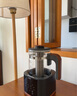 格麗思（GREENIS）煮茶壺養生壺 純鈦噴淋式加熱煮茶器一體式燒水壺蒸茶壺 辦公室蒸茶器茶水分離 電茶壺圍爐煮茶 深空灰禮盒裝（純鈦壺底-單直筒茶漏） 曬單實(shí)拍圖