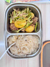 日本飯盒食品級316不銹鋼便當盒可微波爐加熱學(xué)生上班族專(zhuān)用餐盒 三層/五格/4100ml+保溫包+送餐具 曬單實(shí)拍圖