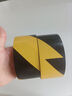 虎頓PVC黑黃警示膠帶斑馬線(xiàn)警戒帶黃黑隔離帶消防彩色定位膠帶車(chē)間地標貼線(xiàn)保護膜地板膠帶黃黑48mm*33米BY4833 曬單實(shí)拍圖