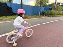 酷騎（COOGHI）小飛俠兒童自行車(chē)3-6-8歲男女孩超輕兒童單車(chē)自行車(chē)16寸 櫻霞粉 曬單實(shí)拍圖