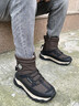最冬天雪地靴男士戶(hù)外棉鞋厚底防寒高幫男鞋加厚保暖靴子防水防滑 D558灰綠 44 曬單實(shí)拍圖