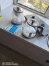 FUNORK全自動上水電熱水壺 茶臺燒水壺家用辦公一體機(jī)茶桌茶幾嵌入式茶具電茶爐套裝 RY-10鈦灰色蒸茶款 曬單實拍圖