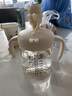 英氏（YEEHOO）兒童牛奶杯寶寶學(xué)飲杯帶刻度吸管水杯嬰幼兒專用喝水防摔杯子 曬單實(shí)拍圖