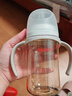 貝親（Pigeon）PPSU寬口徑雙把手奶瓶240ml M號奶嘴 3個月+ AA270 曬單實(shí)拍圖