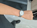 鵬志皮帶男表數字刻度石英女表情侶表全鋼表帶進(jìn)口機芯防水考試手表 數字鋼帶白面(男款) 曬單實(shí)拍圖