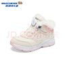Skechers斯凱奇童鞋兒童冬季旋鈕保暖棉靴男女童加絨鞋運動(dòng)棉鞋303467L 曬單實(shí)拍圖