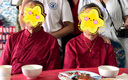 羅蒙（ROMON）情侶唐裝男女短袖套裝桑蠶絲爸媽裝中式漢服老人生日過(guò)壽宴會(huì )夏裝 紅色男款上衣 M 170男【建議115到130斤】 曬單實(shí)拍圖