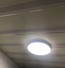 惠普精工三防吸頂燈led超薄簡約陽臺臥室廚衛(wèi)過道燈具30CM白光 曬單實(shí)拍圖