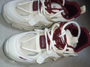 森馬女鞋冬季2025新款網(wǎng)面透氣小白鞋百搭休閑運動(dòng)厚底增高網(wǎng)紅老爹鞋 白紅 （基礎款） 38 曬單實(shí)拍圖