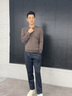 巴魯特【云朵觸感】男士長(cháng)袖t恤男柔軟中空四平橫機工藝上衣T恤2025秋 咖色 L (175/96A) 曬單實(shí)拍圖