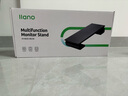 綠巨能（llano）顯示器增高架筆記本支架多功能收納置物架電腦桌支架臺式電腦屏電腦桌支架帶抽屜鍵盤置物收納架 曬單實拍圖