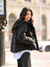 森馬（Semir）輕松羽絨|羽絨服女寬松連帽面包服冬防潑水防風(fēng)外套101724113045 曬單實(shí)拍圖