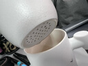 千里江山辦公杯水杯高檔陶瓷茶水分離杯馬克杯帶蓋泡茶杯 白色 450ml 曬單實(shí)拍圖