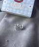 伊燦日韓鋯石蝴蝶結耳釘女2025年新款爆款小眾設計感耳飾氣質(zhì)高級耳環(huán) 白色蝴蝶結鋯石耳釘 曬單實(shí)拍圖