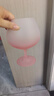 美克杰ins風(fēng)輕奢小眾高顏值漸變粉磨砂高腳玻璃杯葡萄酒紅酒杯家用杯子 漸變粉高腳杯【兩個(gè)裝】 曬單實(shí)拍圖