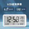 碼仕鬧鐘學(xué)生溫濕度計大屏充電電子智能夜光兒童起床專(zhuān)用神器LCD床頭鐘開(kāi)學(xué)必備Q198白開(kāi)學(xué)季 曬單實(shí)拍圖